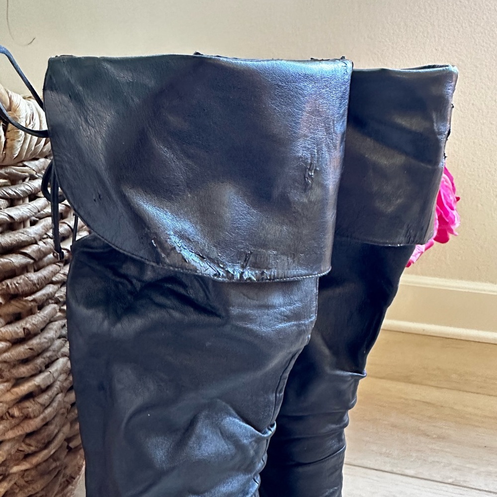 Black slouch boots GUESS size 9 - Picture 15 of 15